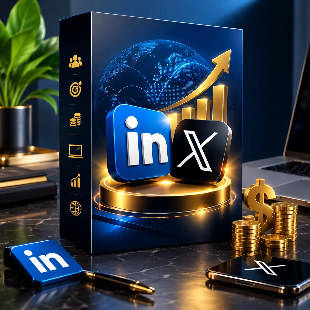 LEARN HOW TO MAKE MONEY WITH LINKEDIN & X