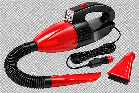Portable Car Vacuum Cleaner with LED Light
