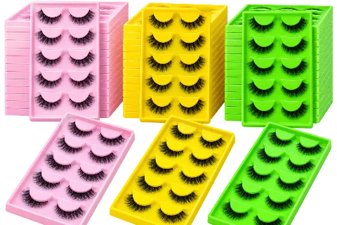 5 Pairs Wispy Cat Eye False Eyelashes
