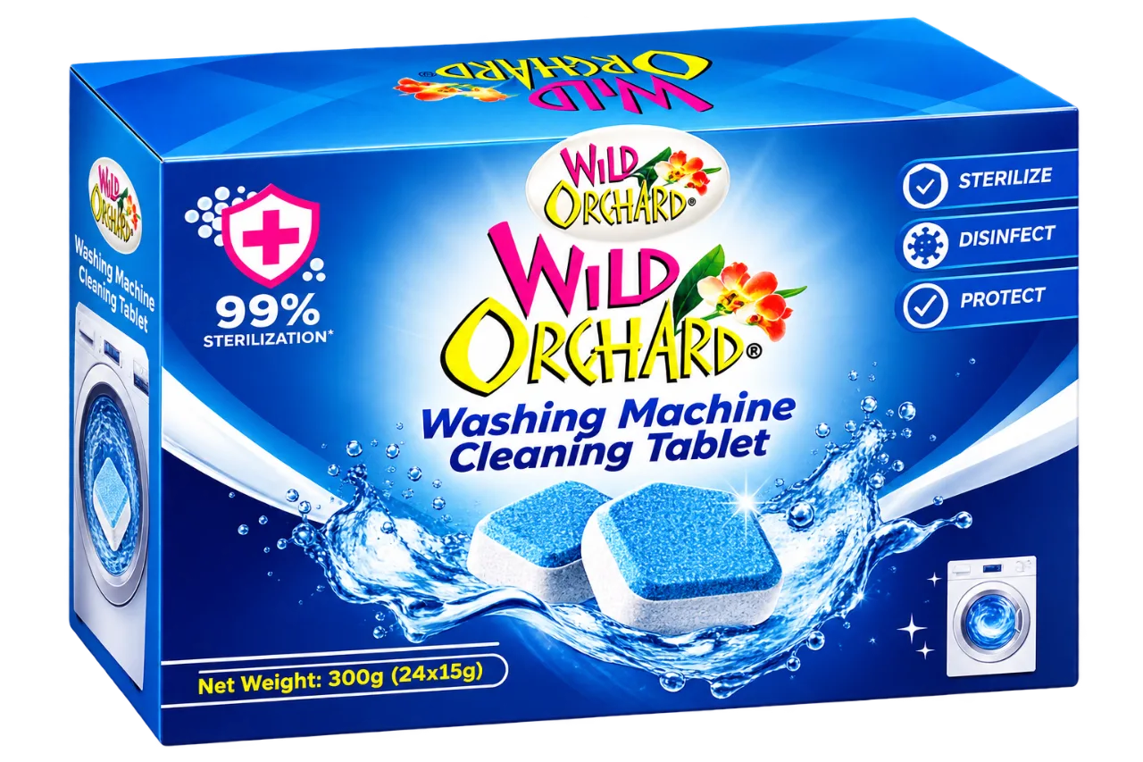 Wild Orchard Washing Machine Cleaning Tablet (300g, 24 × 15g)