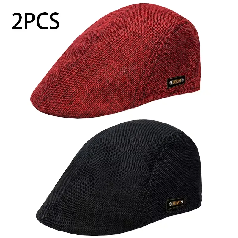Retro Peaked Caps for Men