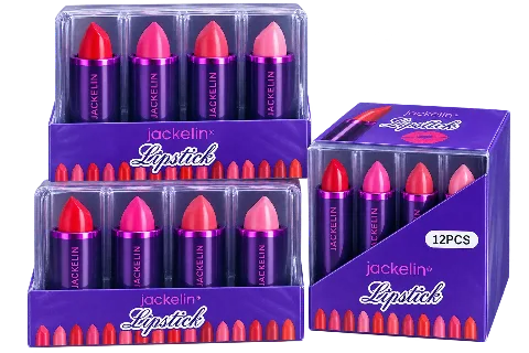 Jackelin Short Lipstick 12PCS Display Set