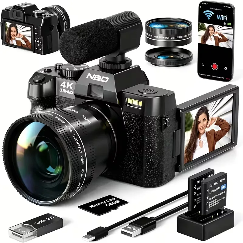 4K Vlogging Camera