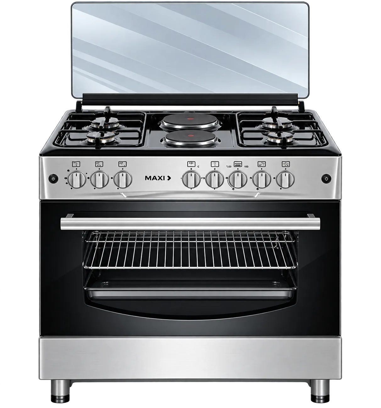 Black Gas & Electric Cooker (60×90)