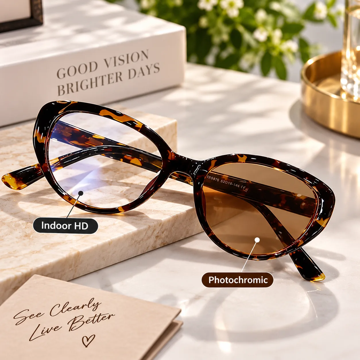 Smart Photochromic Anti-Blue Light Glasses